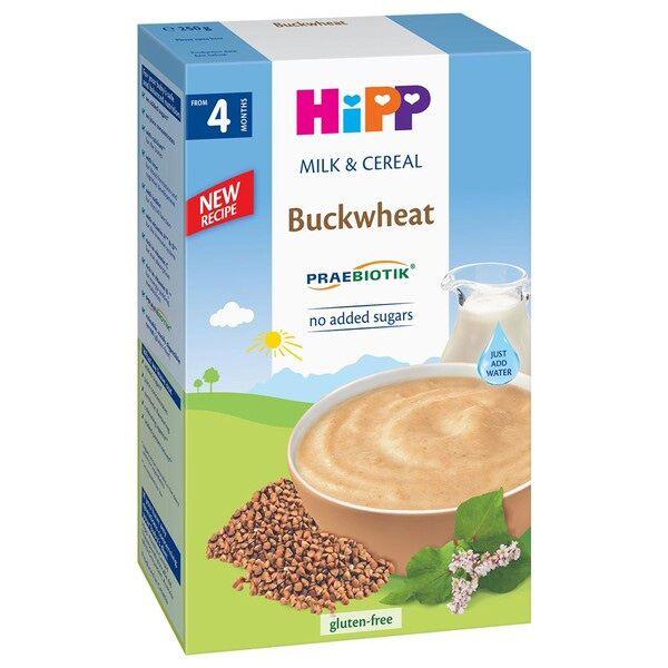 bột ăn dặm Hipp sữa kiều mạch Buckwheat bé từ 4 tháng