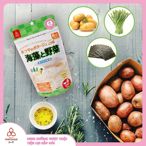 Cháo Matsuya Rau Củ và Rong Biển