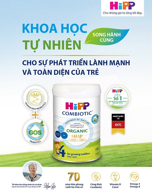 chương trình khuyến mãi sữa hipp combiotic Đức
