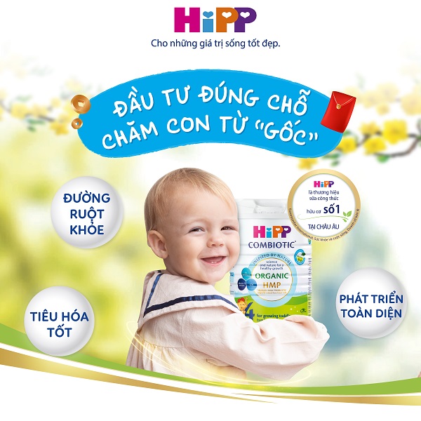 chương trình khuyến mãi sữa hipp combiotic Đức