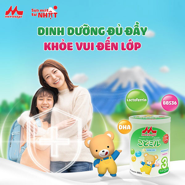 chương trình khuyến mãi sữa Morinaga Nhật bản