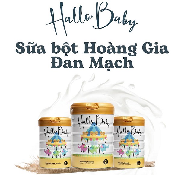 Chương trình khuyến mãi sữa Hallo Baby nhập khẩu Đan Mạch