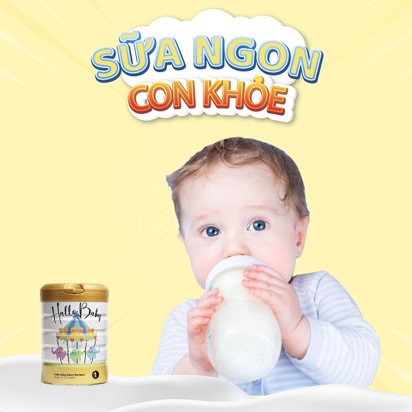 Chương trình khuyến mãi sữa Hallo Baby nhập khẩu Đan Mạch