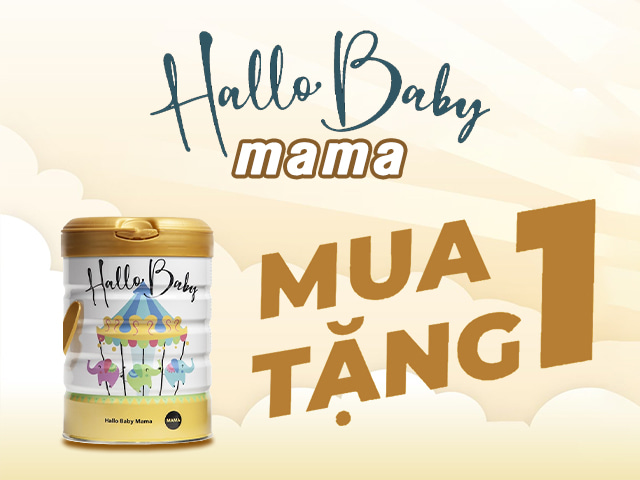 Chương trình khuyến mãi sữa Hallo Baby nhập khẩu Đan Mạch