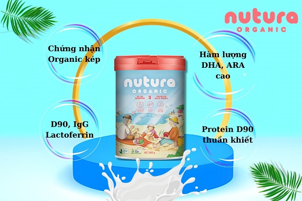 Chương trình khuyến mãi sữa Nutura Organic Úc