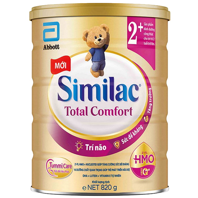 Sữa Similac Total Comfort 2+ lon 820g cho trẻ từ 2 tuổi