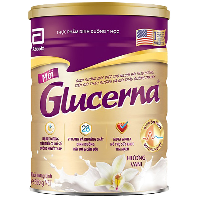 Sữa Abbott Glucerna cho người tiểu đường lon 850g