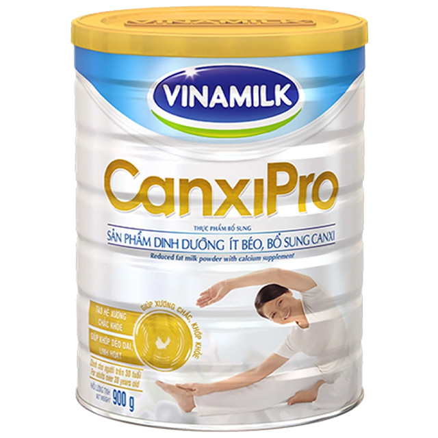Sữa bột dinh dưỡng Canxi Pro của Vinamilk lon 900g