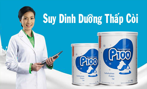 Sữa bột dinh dưỡng P100 lon 900g cho trẻ 1-10 tuổi