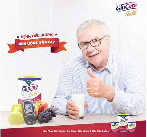 Sữa bột GluCare Gold cho người tiểu đường lon 900g