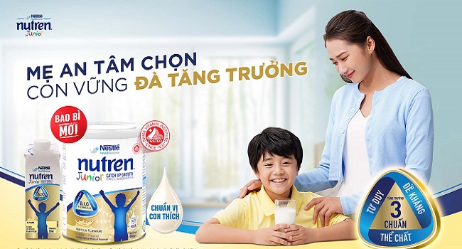 Sữa Nutren Junior hộp 110ml cho trẻ 1-10 tuổi