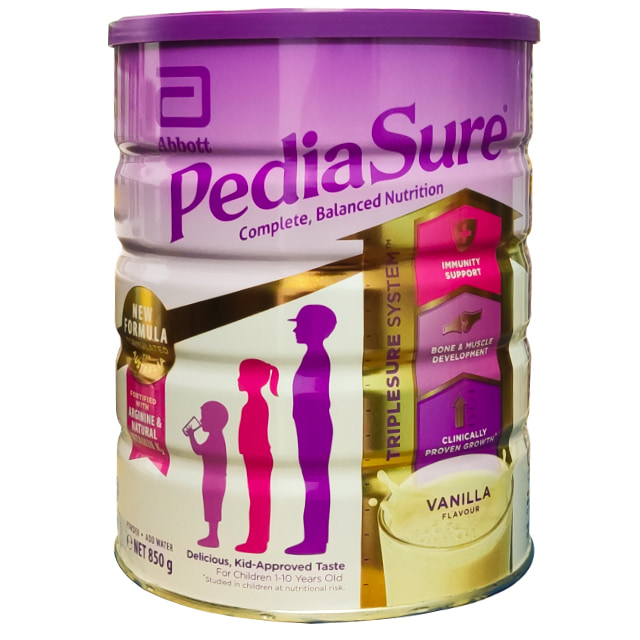 sữa pediasure úc lon 850g cho trẻ biếng ăn 1-10 tuổi