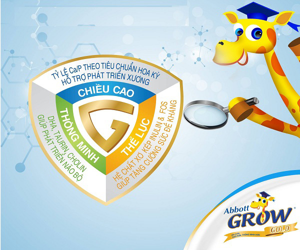 Sữa Abbott Grow Gold 180ml cho trẻ từ 1 tuổi