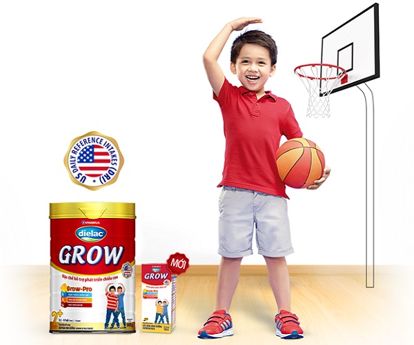 Sữa bột pha sẵn Dielac Grow hộp 110ml cho trẻ từ 1 tuổi