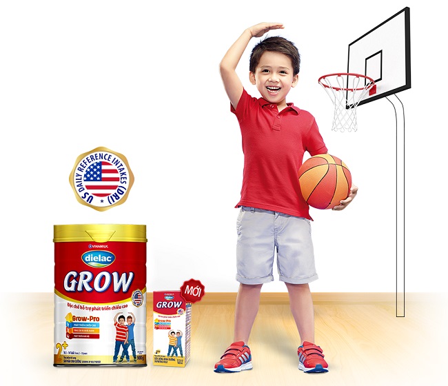 Sữa bột pha sẵn Dielac Grow hộp 180ml cho trẻ từ 1 tuổi