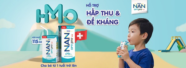 Sữa bột pha sẵn Nan Grow hộp 180ml