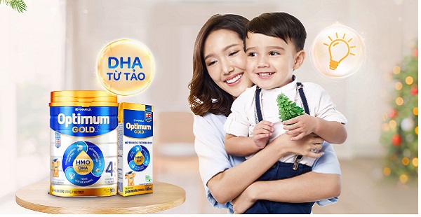 Sữa bột pha sẵn Optimum Gold hộp 110ml cho trẻ từ 1 tuổi