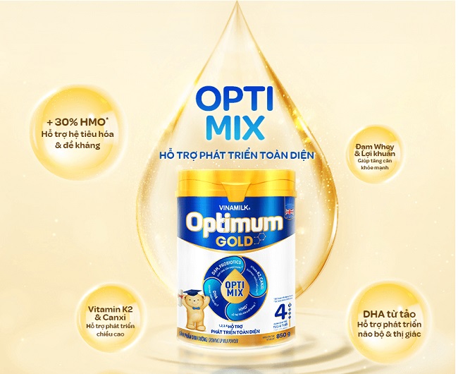 Sữa bột pha sẵn Optimum Gold hộp 110ml cho trẻ từ 1 tuổi