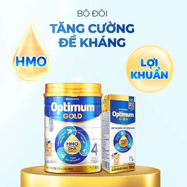 Sữa bột pha sẵn Optimum Gold hộp 110ml cho trẻ từ 1 tuổi