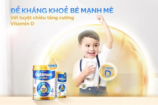 Sữa bột pha sẵn Optimum Gold hộp 180ml cho trẻ từ 1 tuổi