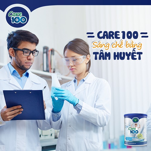 Sữa Care 100 Gold cho trẻ biếng ăn 1-10 tuổi lon 900g