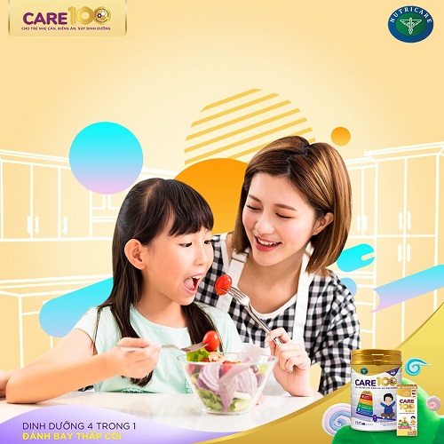 Sữa công thức pha sẵn Care 100 Pedia hộp 110ml cho trẻ biếng ăn
