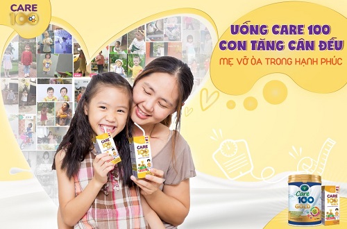 Sữa Care 100 Pedia hộp 180ml cho trẻ chậm tăng cân