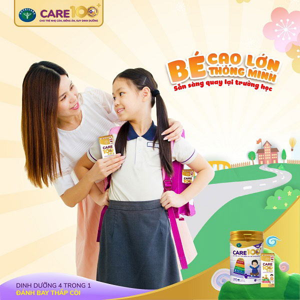 Sữa Care 100 Pedia hộp 180ml cho trẻ chậm tăng cân