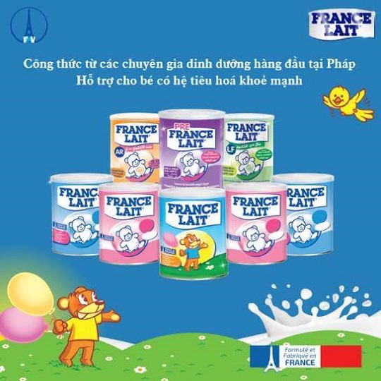 Sữa France Lait số 2 900g cho trẻ 6-12 tháng tuổi
