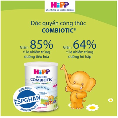 Sữa Hipp Combiotic số 1 lon 800g, 0-6 tháng tuổi