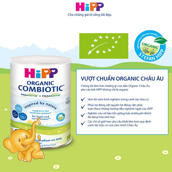 Sữa HiPP Combiotic số 3 lon 800g cho trẻ từ 1 - 3 tuổi