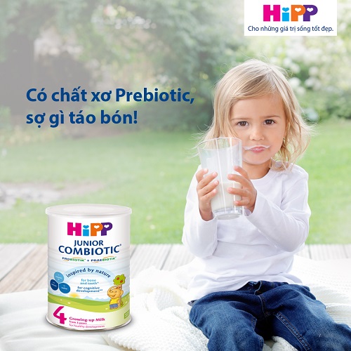 Sữa HiPP Junior Combiotic số 4 lon 800g cho trẻ trên 3 tuổi