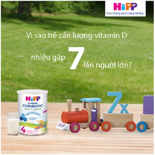 Sữa HiPP Junior Combiotic số 4 lon 800g cho trẻ trên 3 tuổi