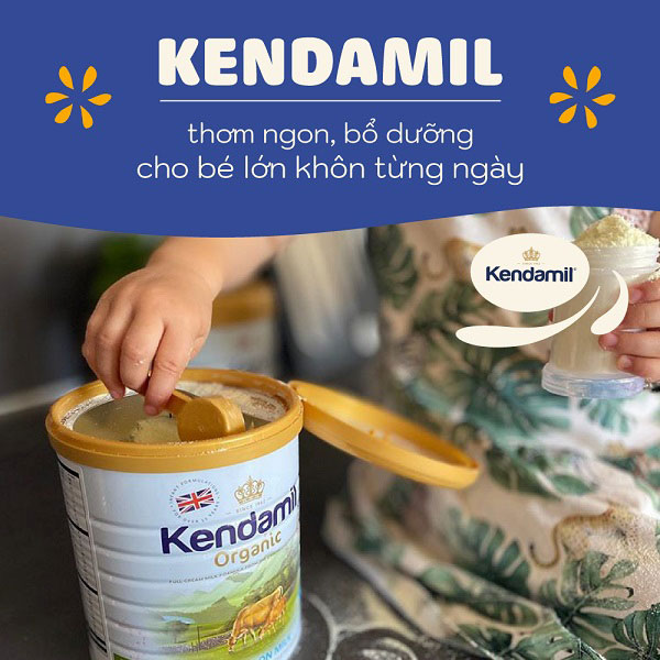 Sữa Kendamil Organic số 3 lon 800g cho trẻ 1-3 tuổi