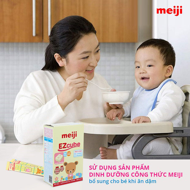 Sữa Meiji Growing up formula dạng thanh nhập khẩu, 1-3 tuổi