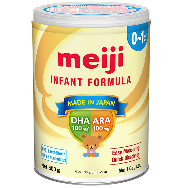 Sữa Meiji thanh nội địa Nhật cho trẻ 0-1 tuổi hộp 24 thanh