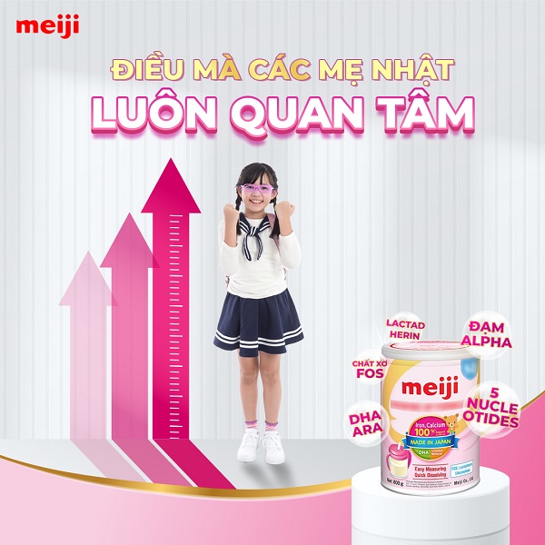 Sữa Meiji Kids Formula 900g cho trẻ 3-10 tuổi nhập khẩu