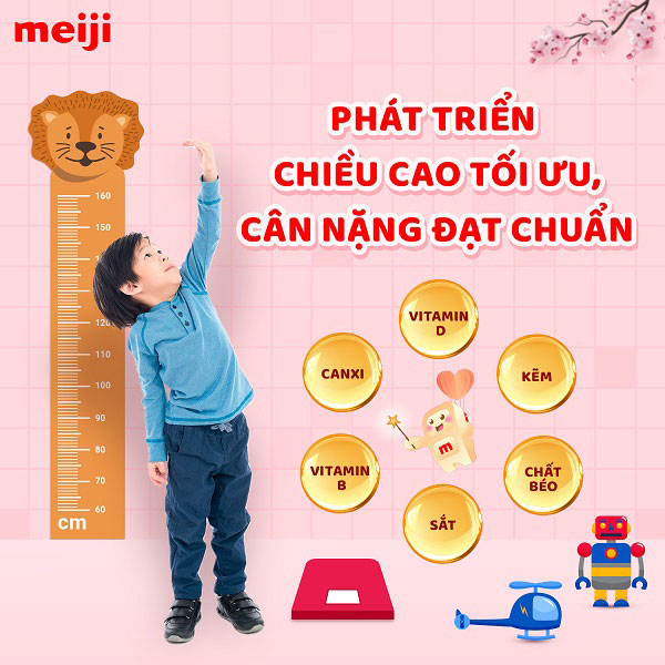 Sữa Meiji Kids Formula 900g cho trẻ 3-10 tuổi nhập khẩu