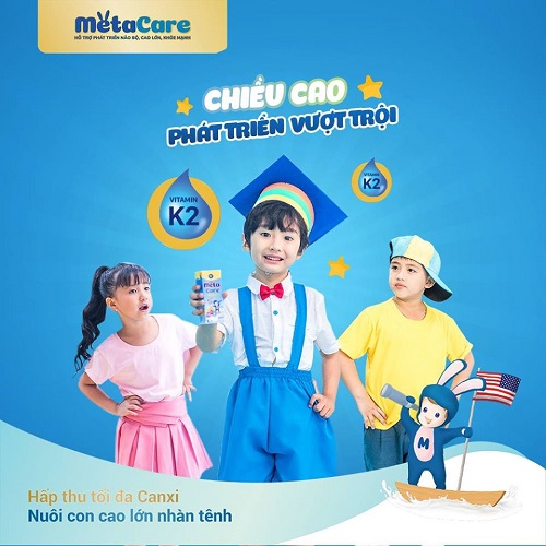 Sữa MetaCare opti số 1+ lon 850g cho trẻ 1-2 tuổi