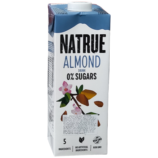 Sữa hạnh nhân Natrue Almond drink hộp 1 lít