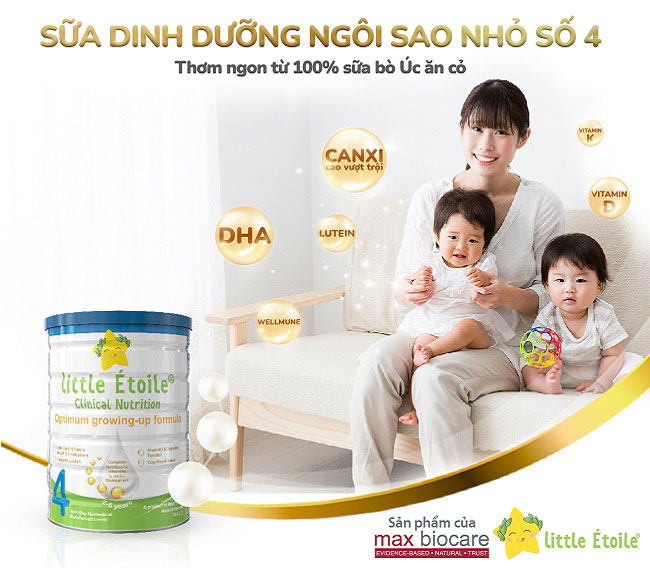 Sữa Ngôi sao nhỏ Little Étoile số 4 lon 800g cho trẻ từ 2 tuổi