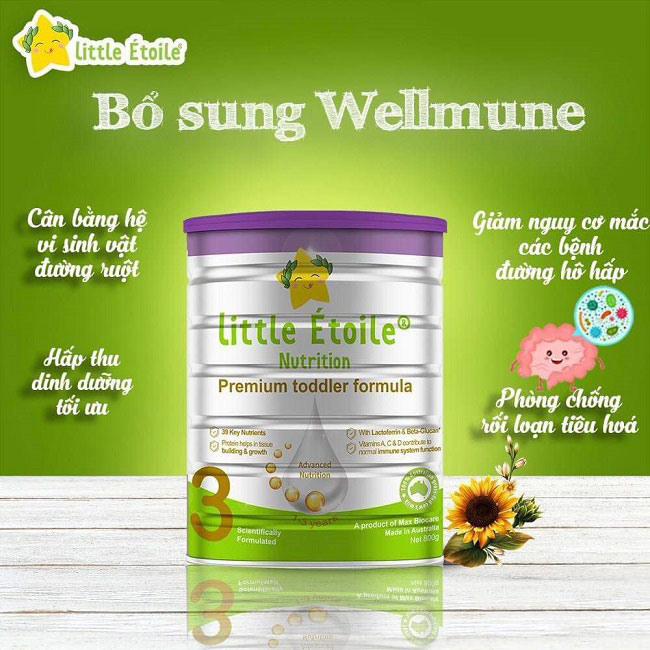 Sữa Ngôi sao nhỏ Úc Little Étoile số 3 lon 800g cho trẻ từ 1-3 tuổi