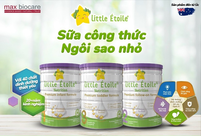 Sữa Ngôi sao nhỏ Úc Little Étoile số 3 lon 800g cho trẻ từ 1-3 tuổi