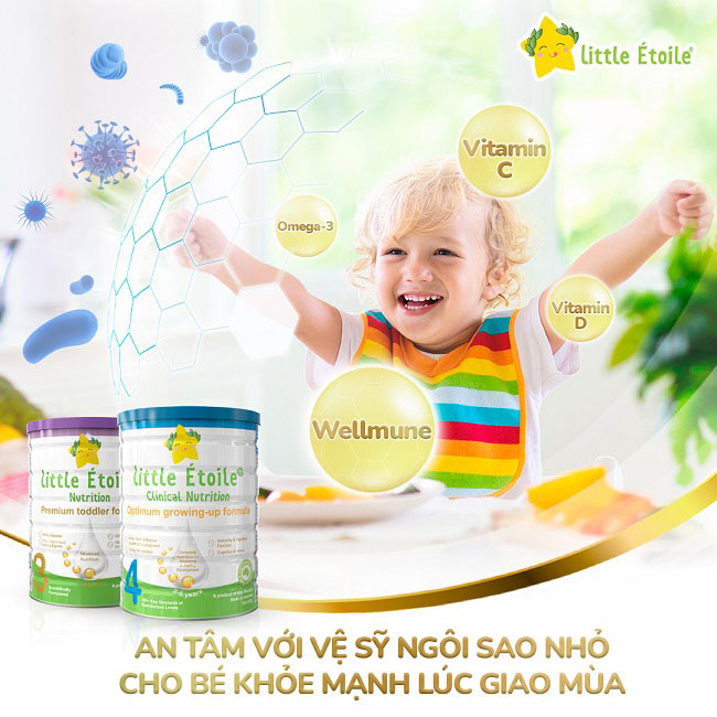 Sữa Ngôi sao nhỏ Úc Little Étoile số 3 lon 800g cho trẻ từ 1-3 tuổi