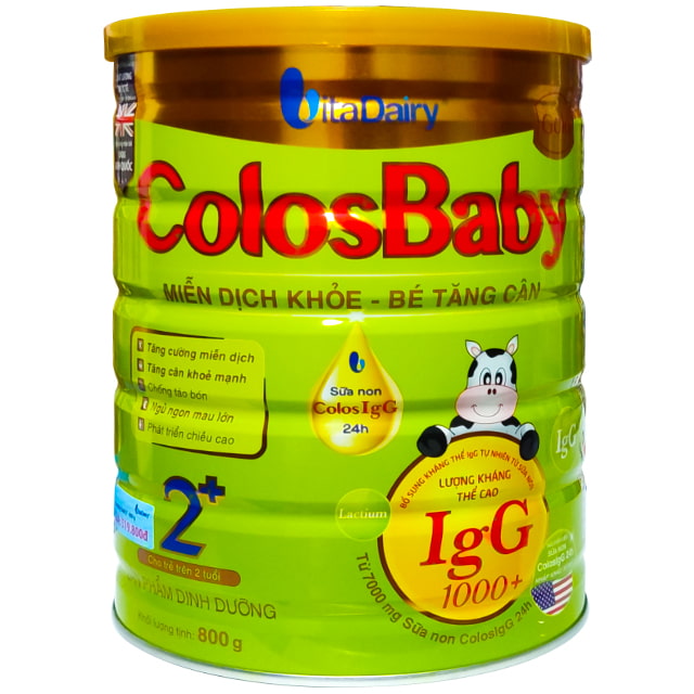 Sữa Colosbaby Gold 2+ lon 800g cho trẻ trên 2 tuổi