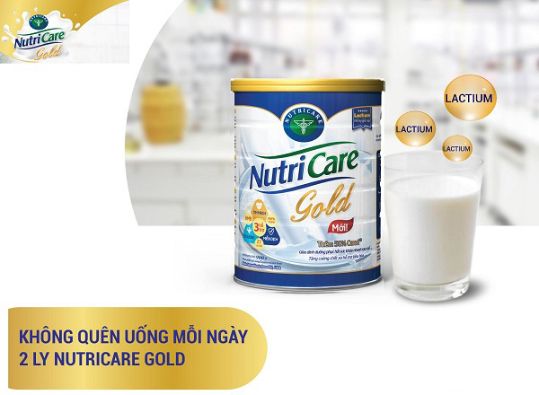 Sữa NutriCare Gold cho người lớn tuổi lon 850g