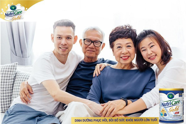 Sữa NutriCare Gold cho người lớn tuổi lon 850g