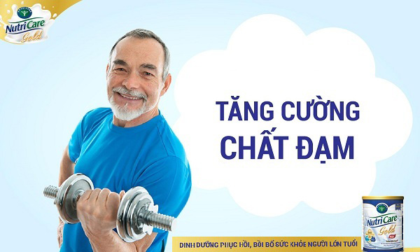 Sữa NutriCare Gold cho người lớn tuổi lon 850g