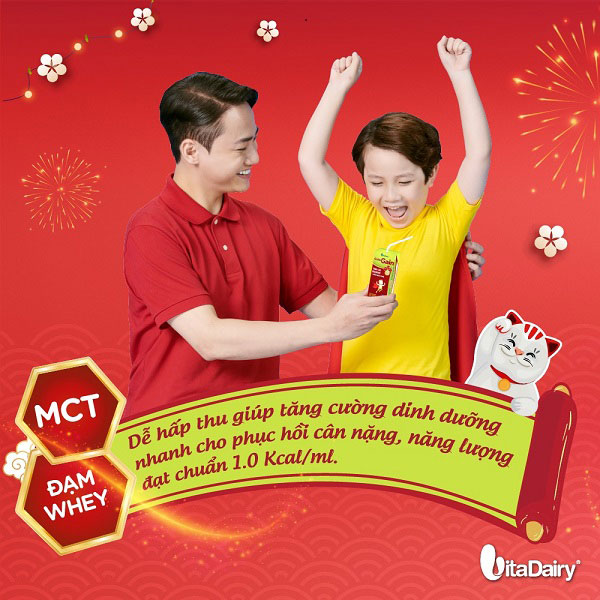 Sữa pha sẵn Colos Gain hộp 110ml tăng cân nhanh cho trẻ từ 1 tuổi