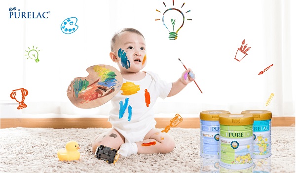 Sữa PureLac số 1 lon 800g cho trẻ 0-6 tháng